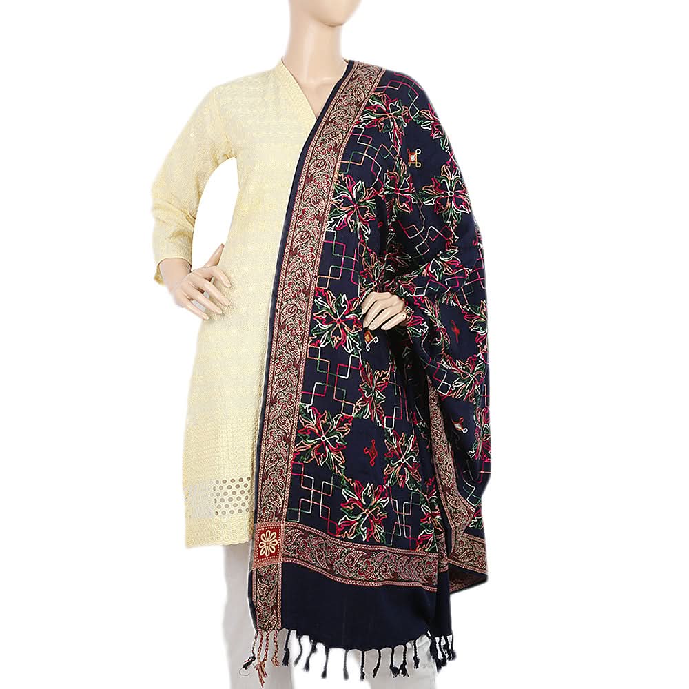 Women's Bata Embroidered Shawl - O, Women, Shawls And Scarves, Chase Value, Chase Value