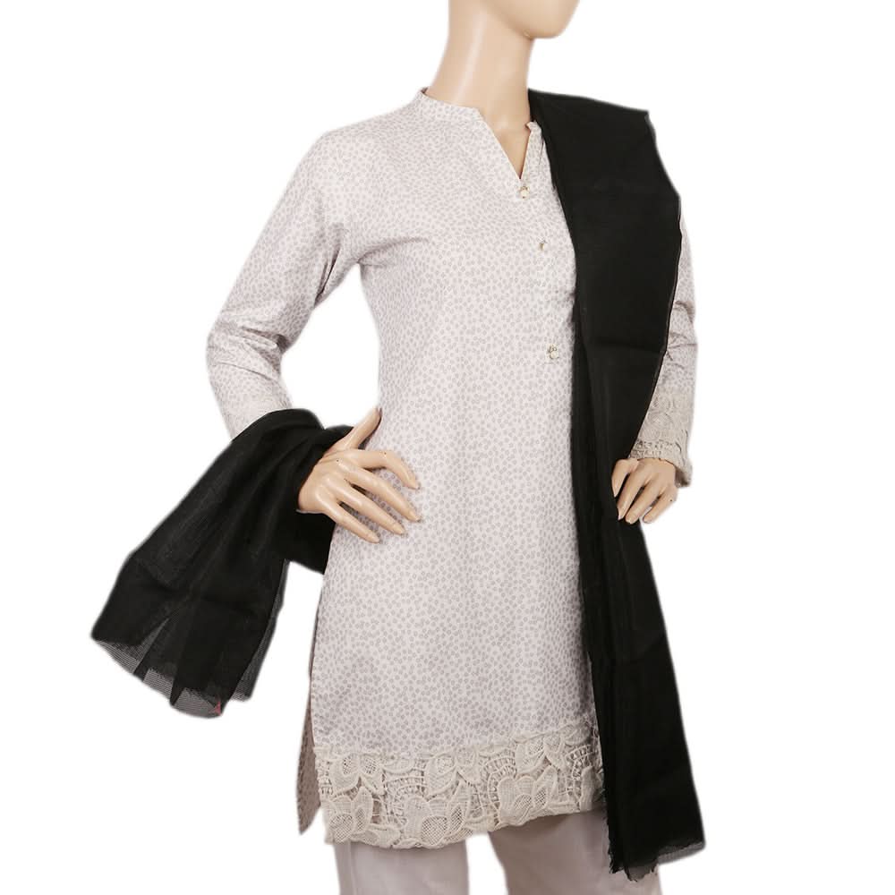 Women's Net Dupatta - Black, Women Dupatta, Chase Value, Chase Value
