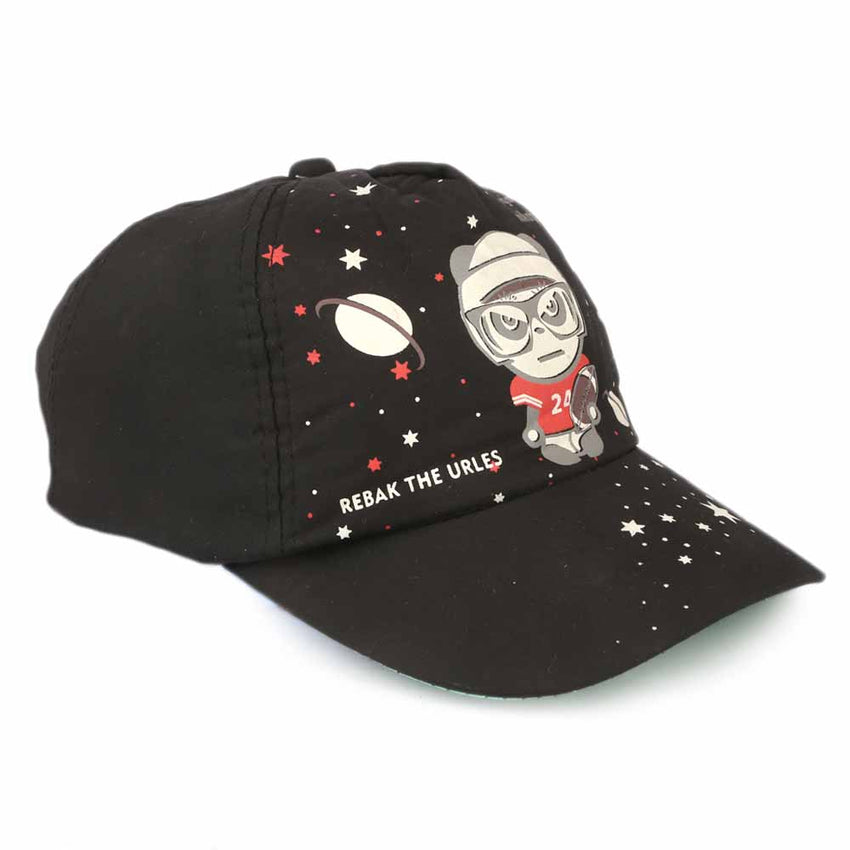 Kid's P-Cap - Black, Kids, Boys Caps And Hats, Chase Value, Chase Value
