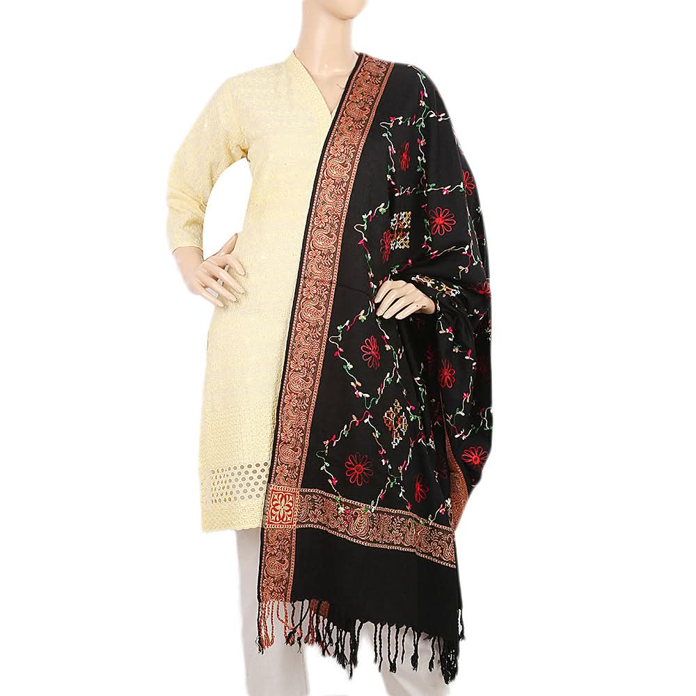 Women's Bata Embroidered Shawl - P, Women, Shawls And Scarves, Chase Value, Chase Value