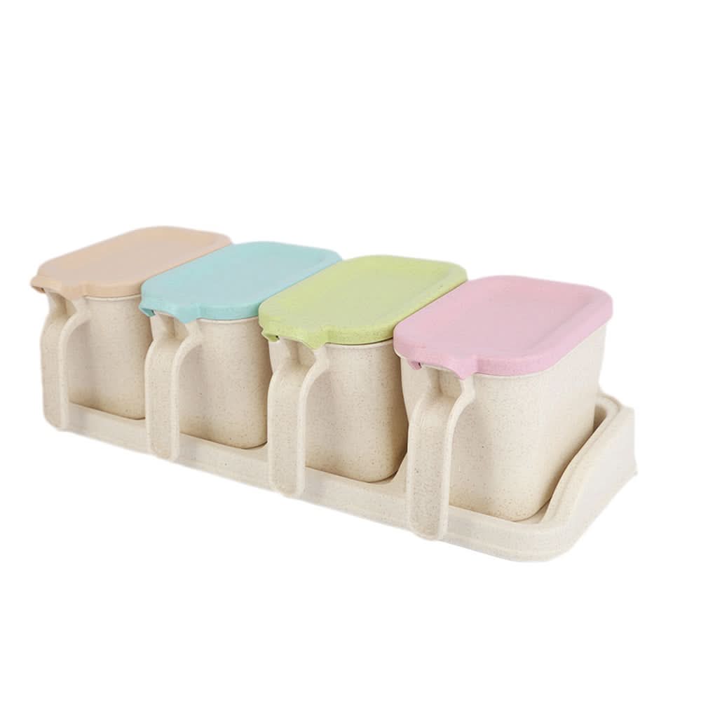 Spice Box 4 Pieces - Multi, Home & Lifestyle, Storage Boxes, Chase Value, Chase Value
