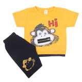 Boys Half Sleeves Suit - Yellow, Kids, Boys Sets And Suits, Chase Value, Chase Value