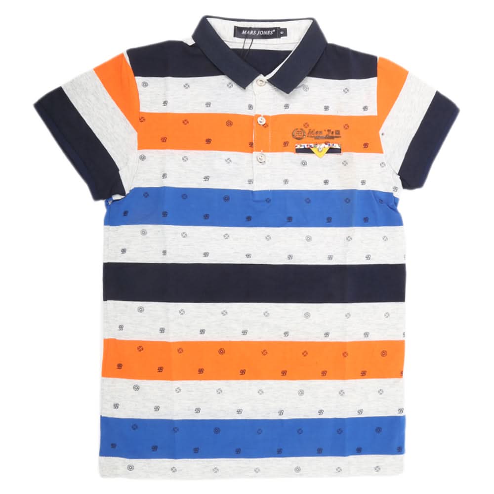 Boys Half Sleeves Round Neck T-Shirt - Orange, Kids, Boys T-Shirts, Chase Value, Chase Value