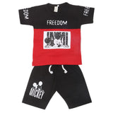 Boys Half Sleeves Suit - Red, Kids, Boys Sets And Suits, Chase Value, Chase Value
