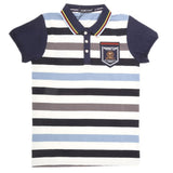 Boys Half Sleeves Round Neck T-Shirt - Blue, Kids, Boys T-Shirts, Chase Value, Chase Value