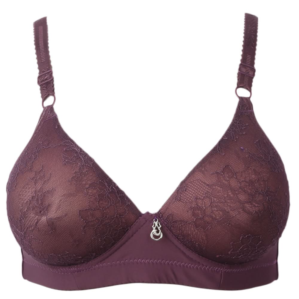 Women's Foam Bra - Dark Purple, Women Bras, Chase Value, Chase Value