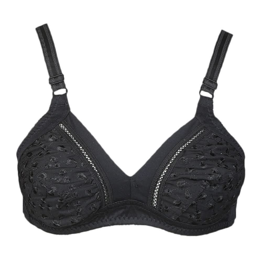Women's Cotton Bra - Black, Women, Bras, Chase Value, Chase Value