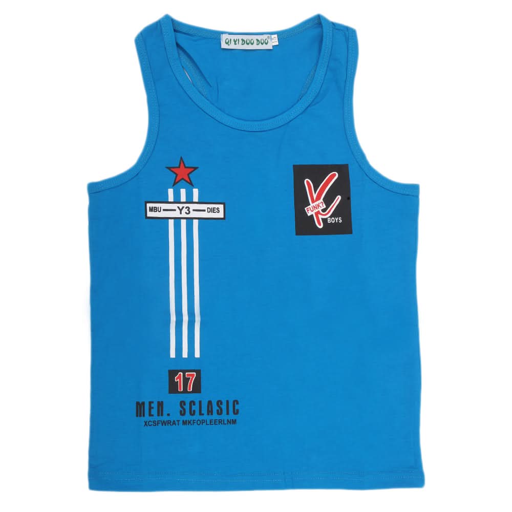 Boys Sando T-Shirt - Blue, Kids, Boys T-Shirts, Chase Value, Chase Value