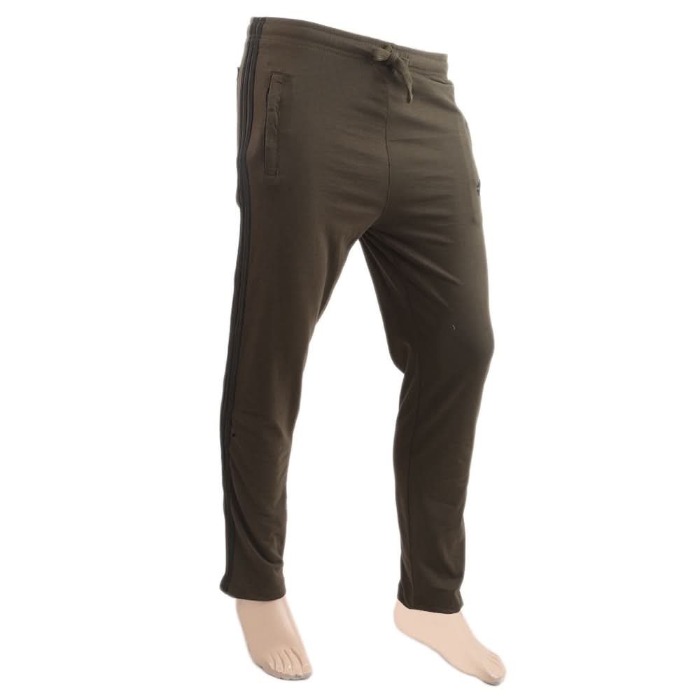 Mens 3 Stripe Trouser - Olive Green, Men, Lowers And Sweatpants, Chase Value, Chase Value