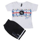 Boys Half Sleeves Suit - White, Kids, Boys Sets And Suits, Chase Value, Chase Value
