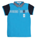 Boys Half Sleeves Round Neck T-Shirt - Blue, Kids, Boys T-Shirts, Chase Value, Chase Value