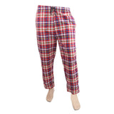 Men's Yarn Dyed Woven Pyjama - Red, Men, Lowers And Sweatpants, Chase Value, Chase Value