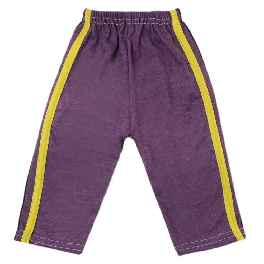 Newborn Side Stripe Trouser -Purple, Kids, Newborn Boys Shorts And Pants, Chase Value, Chase Value
