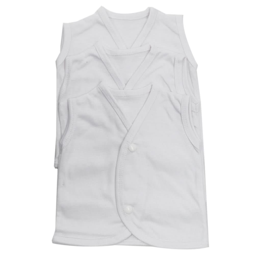 Newborn Vest - White, Boys Vest, Chase Value, Chase Value