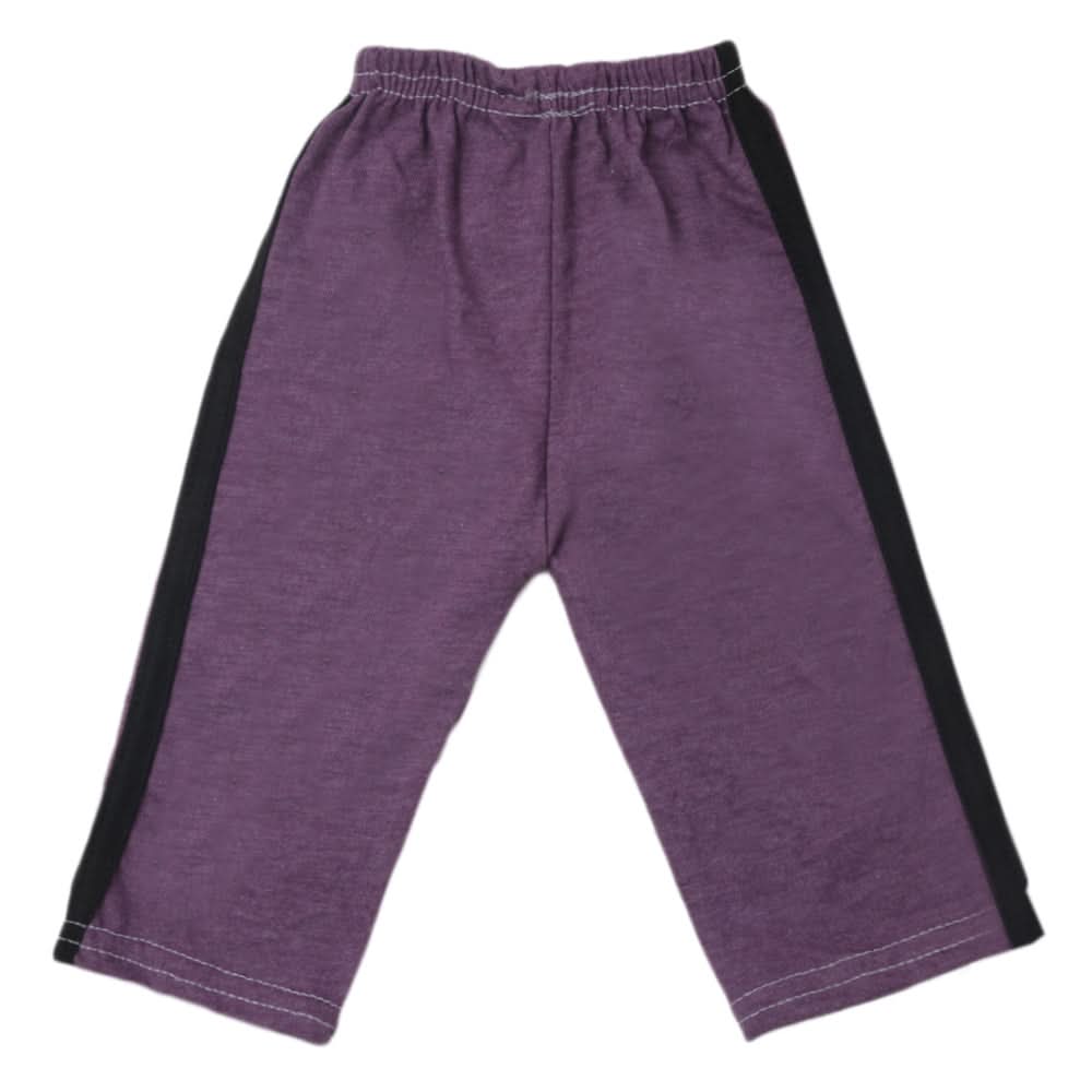 Newborn Side Stripe Trouser -Purple, Kids, Newborn Boys Shorts And Pants, Chase Value, Chase Value