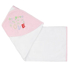 Newborn Baby Bath Towel - Pink, Kids, Bath Accessories, Chase Value, Chase Value