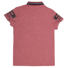 Boys Half Sleeves Round Neck T-Shirt - Maroon, Kids, Boys T-Shirts, Chase Value, Chase Value