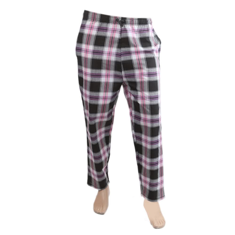 Men's Yarn Dyed Woven Pyjama - Light Pink, Men, Lowers And Sweatpants, Chase Value, Chase Value