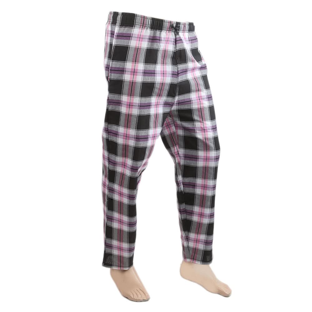 Men's Yarn Dyed Woven Pyjama - Light Pink, Men, Lowers And Sweatpants, Chase Value, Chase Value