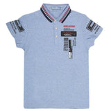 Boys Half Sleeves Round Neck T-Shirt - Blue, Kids, Boys T-Shirts, Chase Value, Chase Value