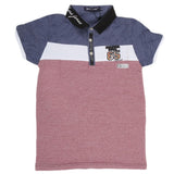 Boys Half Sleeves Round Neck T-Shirt - Maroon, Kids, Boys T-Shirts, Chase Value, Chase Value
