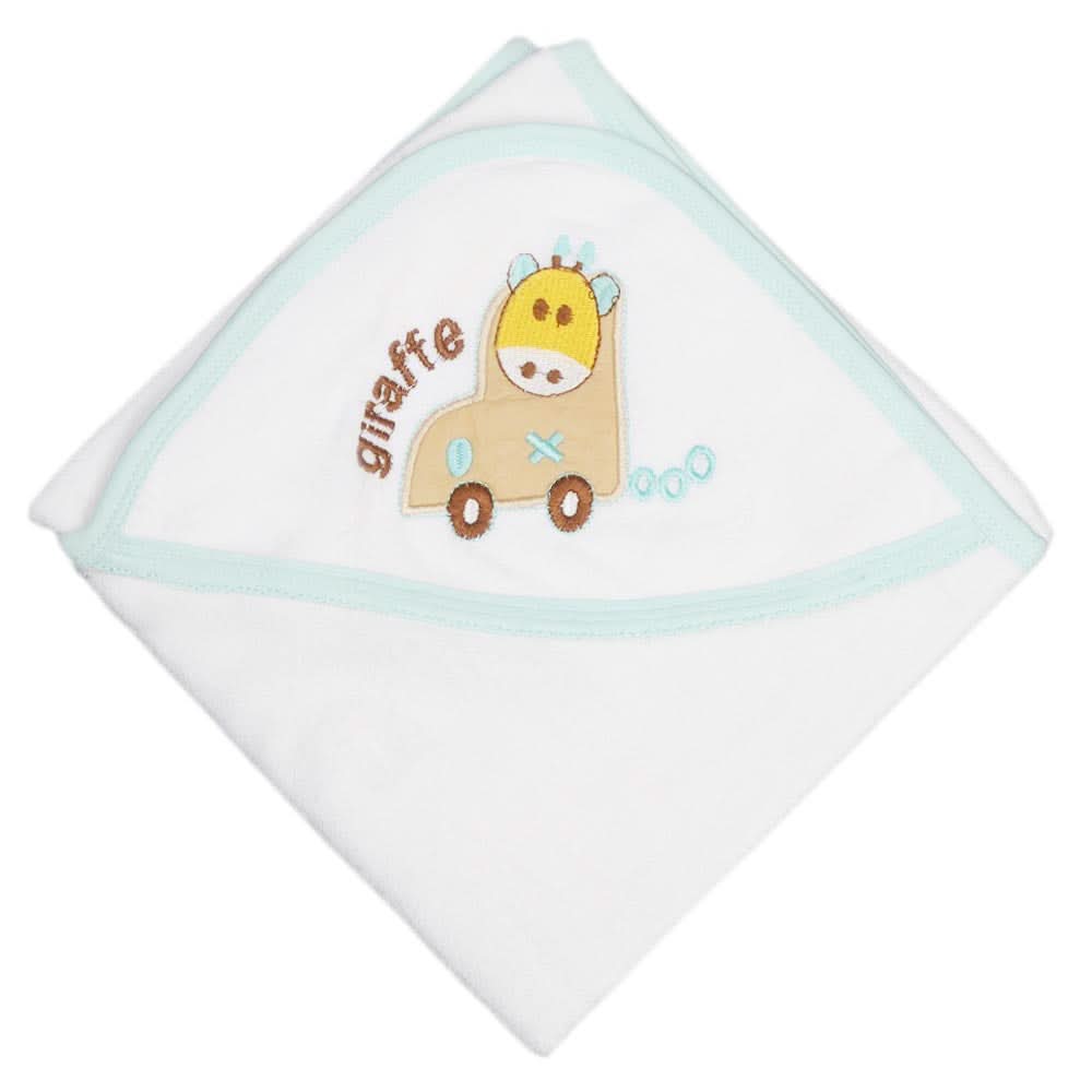 Newborn Baby Bath Towel - White, Kids, Bath Accessories, Chase Value, Chase Value