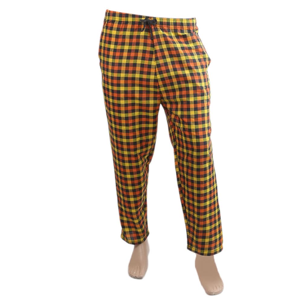 Men's Yarn Dyed Woven Pyjama - Yellow, Men, Lowers And Sweatpants, Chase Value, Chase Value