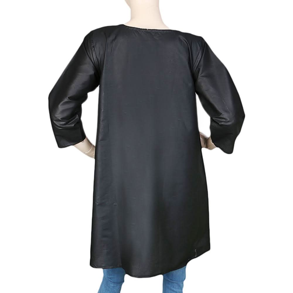 Women's Embroidered Kurti - Black, Women, Ready Kurtis, Chase Value, Chase Value