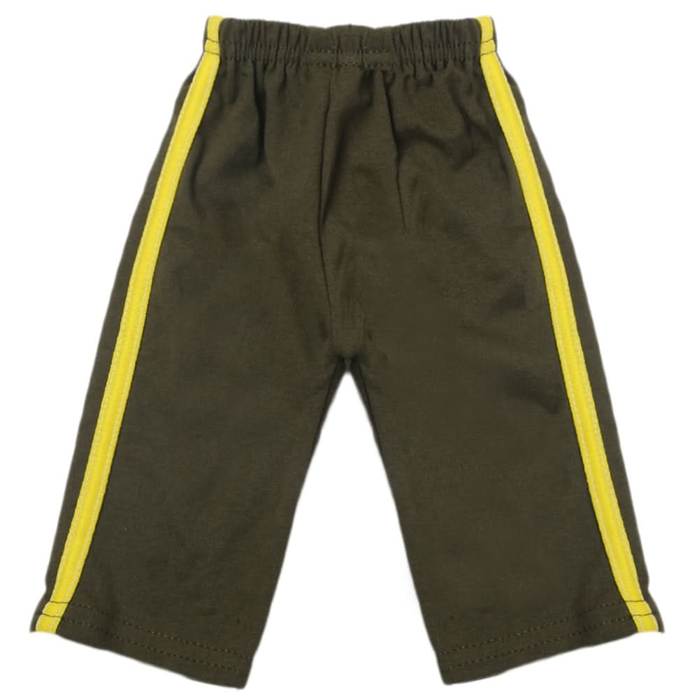 Newborn Side Stripe Trouser -Olive Green, Kids, Newborn Boys Shorts And Pants, Chase Value, Chase Value