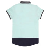 Boys Half Sleeves Round Neck T-Shirt - Cyan, Kids, Boys T-Shirts, Chase Value, Chase Value