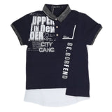 Boys Half Sleeves Round Neck T-Shirt - Navy Blue, Kids, Boys T-Shirts, Chase Value, Chase Value