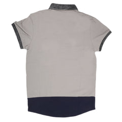 Boys Half Sleeves Round Neck T-Shirt - Grey, Kids, Boys T-Shirts, Chase Value, Chase Value