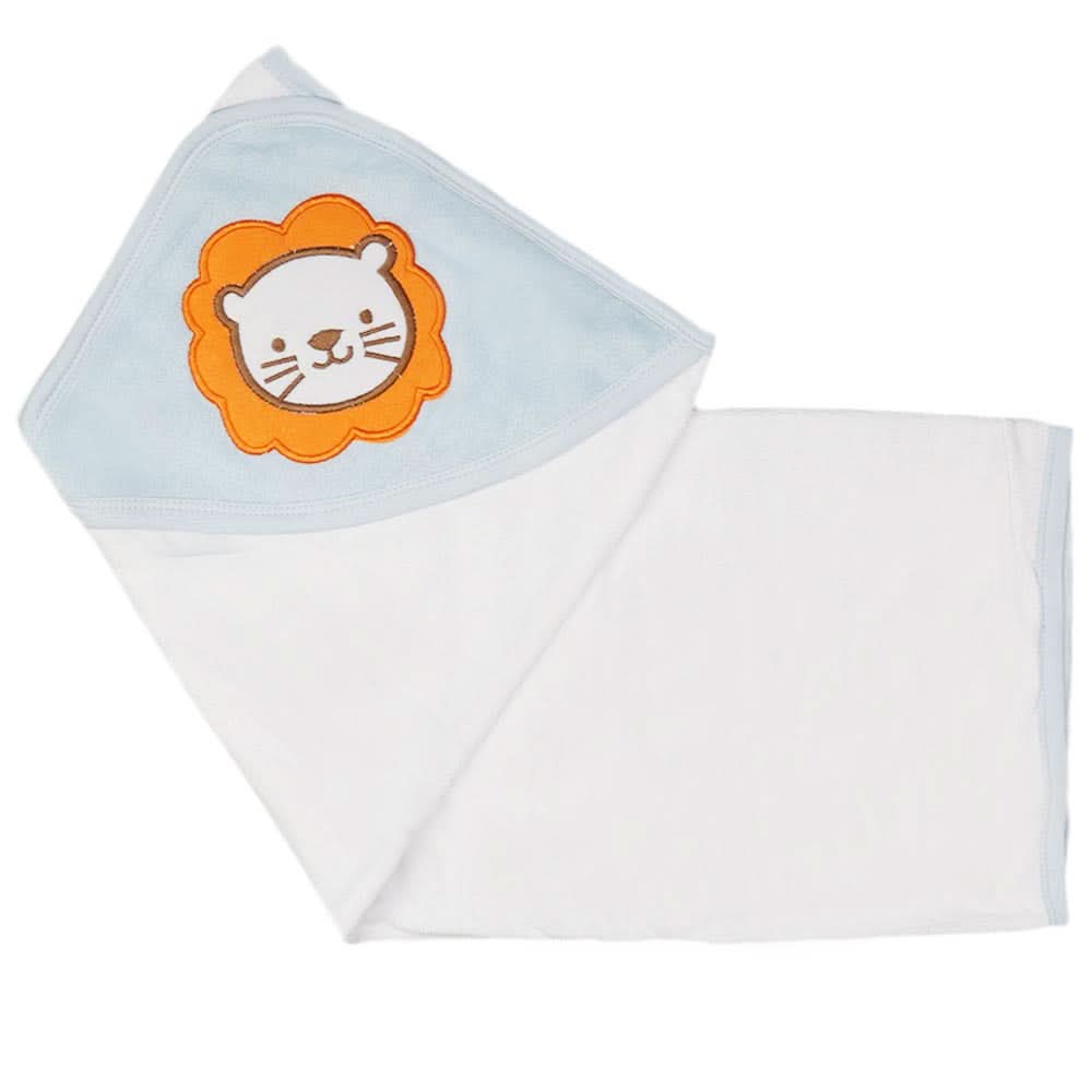 Newborn Baby Bath Towel - Blue, Kids, Bath Accessories, Chase Value, Chase Value