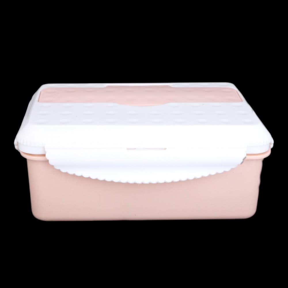Lunch Box With Spoon - Peach, Kids, Tiffin Boxes And Bottles, Chase Value, Chase Value