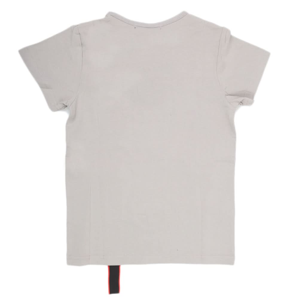 Boys Half Sleeves Round Neck T-Shirt - Grey, Kids, Boys T-Shirts, Chase Value, Chase Value