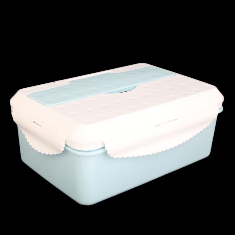 Lunch Box With Spoon - Blue, Kids, Tiffin Boxes And Bottles, Chase Value, Chase Value