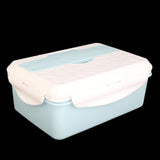Lunch Box With Spoon - Blue, Kids, Tiffin Boxes And Bottles, Chase Value, Chase Value