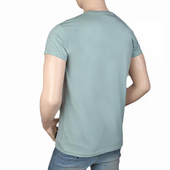 Men's Slim Fit Printed T-Shirt - Grey, Men, T-Shirts And Polos, Chase Value, Chase Value
