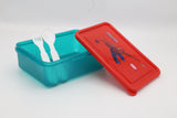 Recta Lunch Box JZ-970 - Green, Kids, Tiffin Boxes And Bottles, Chase Value, Chase Value
