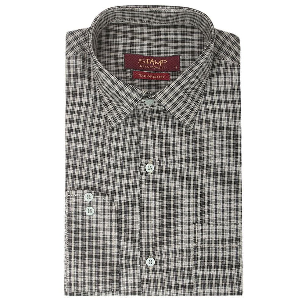 Men's Formal Check Shirt - Olive Green, Men, Shirts, Chase Value, Chase Value