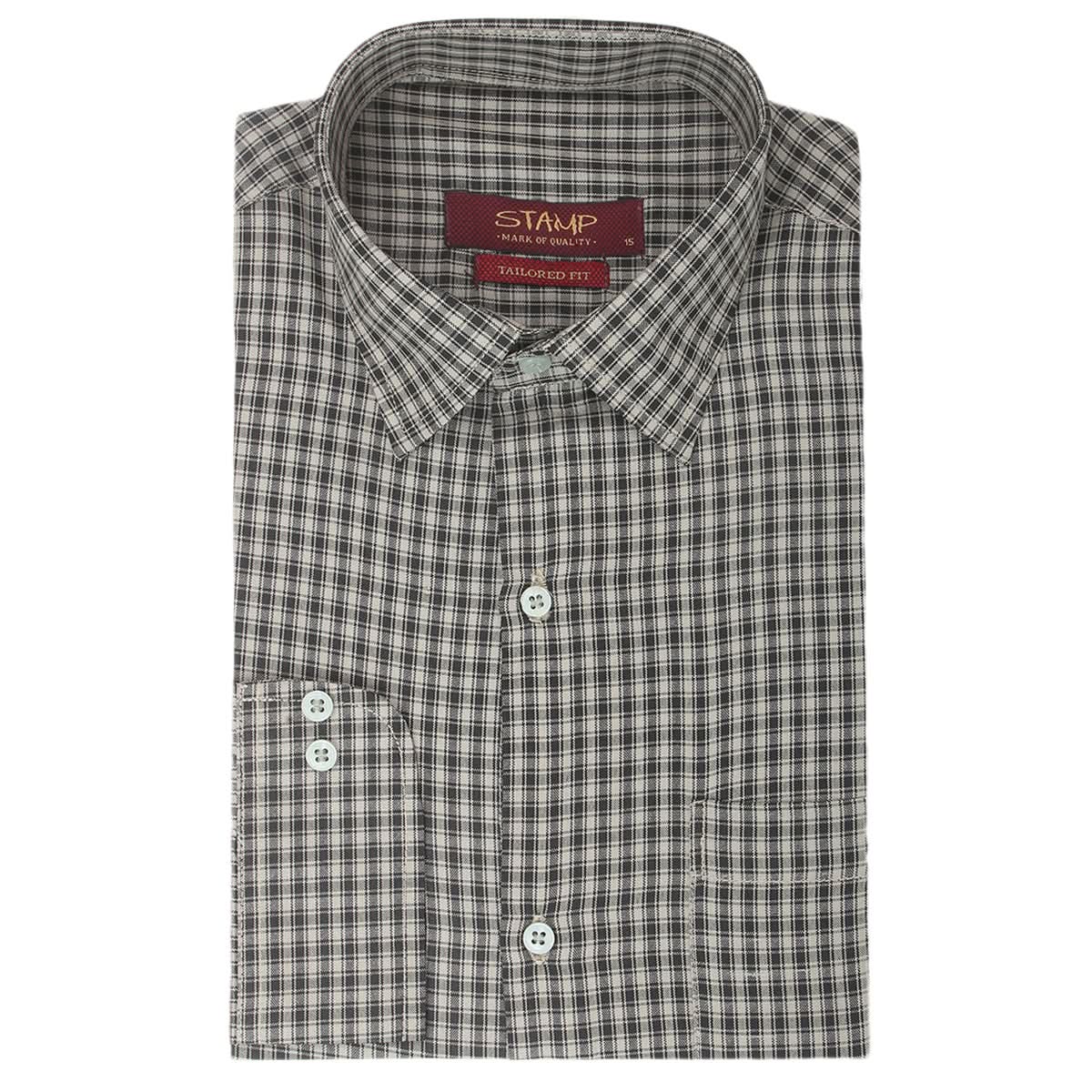 Men's Formal Check Shirt - Olive Green, Men, Shirts, Chase Value, Chase Value