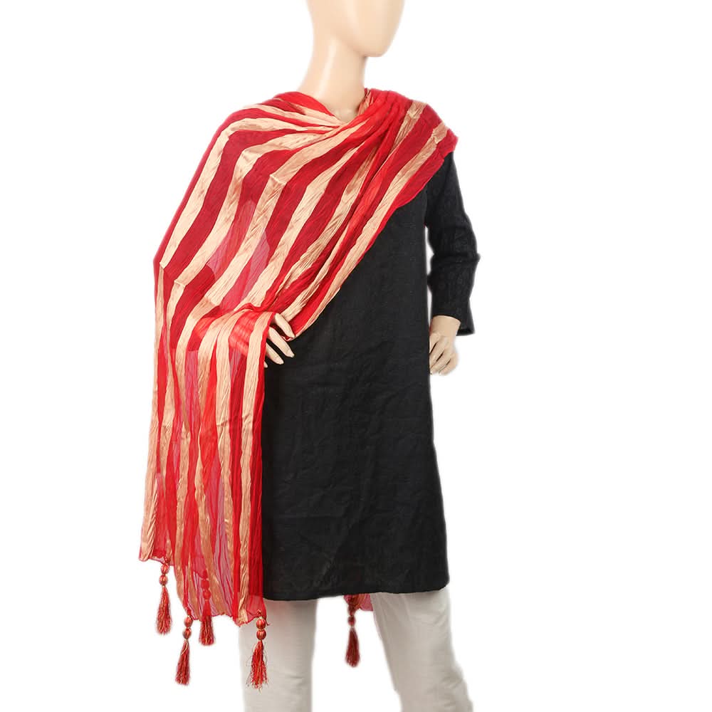 Women's Banarasi Patta Dupatta - Red, Women, Dupatta, Chase Value, Chase Value