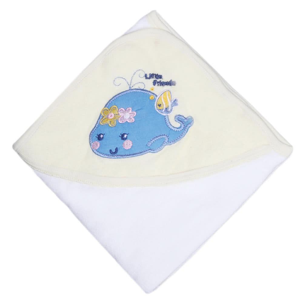 Newborn Baby Bath Towel -  Yellow, Kids, Bath Accessories, Chase Value, Chase Value