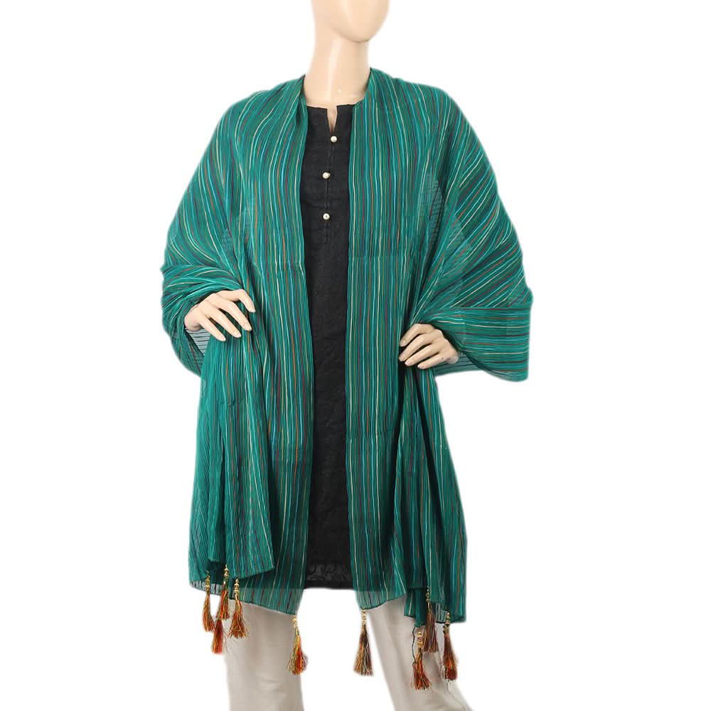 Women's Rangoli Fancy Parranda - Dark Green, Women, Dupatta, Chase Value, Chase Value