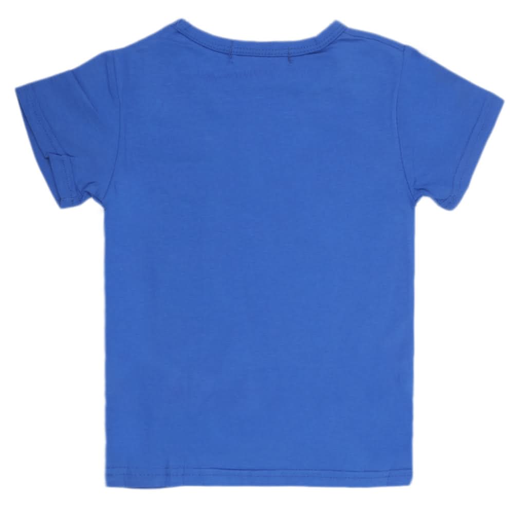 Boys Half Sleeves T-Shirt - Royal Blue, Kids, Boys T-Shirts, Chase Value, Chase Value