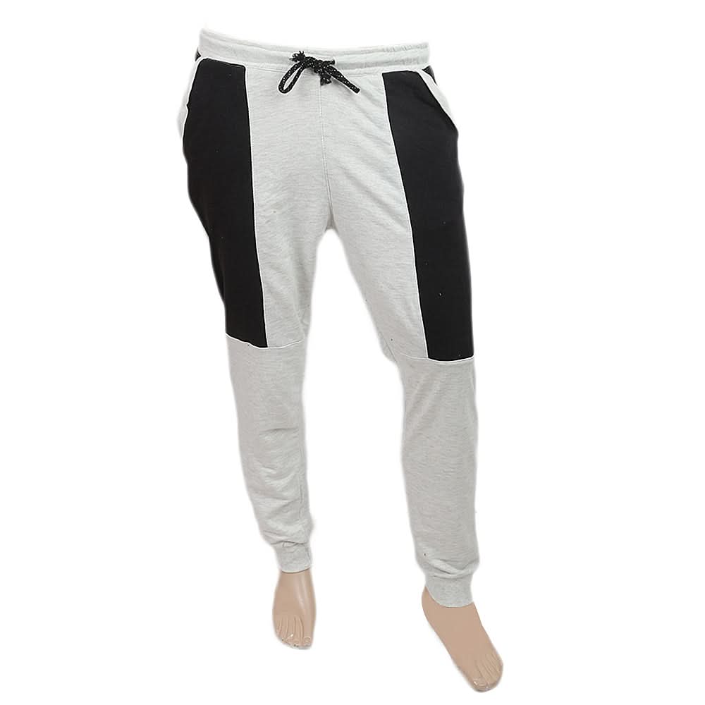 Men's Fancy Knitted Logo Trouser - Grey, Men, Lowers And Sweatpants, Chase Value, Chase Value