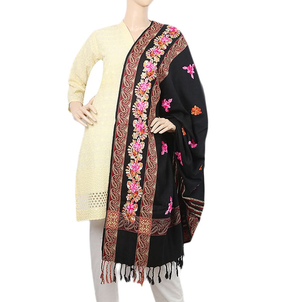 Women's Embroidered Shawl - Multi - H, Women, Shawls And Scarves, Chase Value, Chase Value