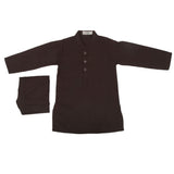 Boys Shalwar Suits With Waistcoat - Coffee, Kids, Boys Shalwar Kameez, Chase Value, Chase Value