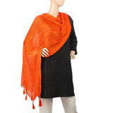 Wome's Jaccard Dupatta - Orange, Women, Dupatta, Chase Value, Chase Value