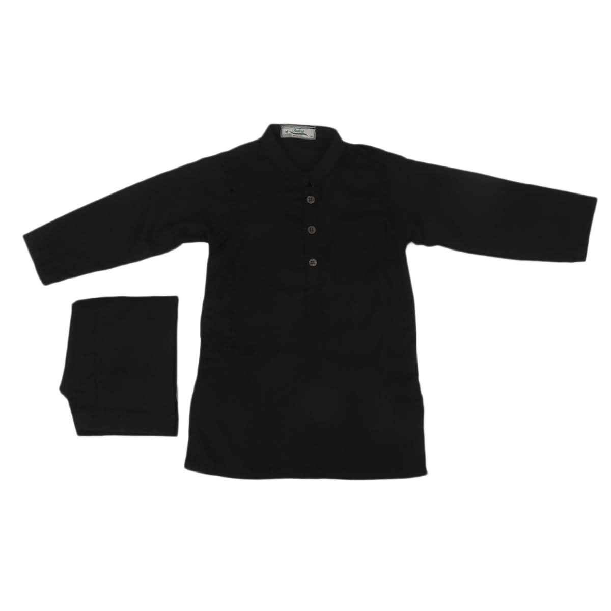 Boys Shalwar Suits With Waistcoat - Black, Kids, Boys Shalwar Kameez, Chase Value, Chase Value